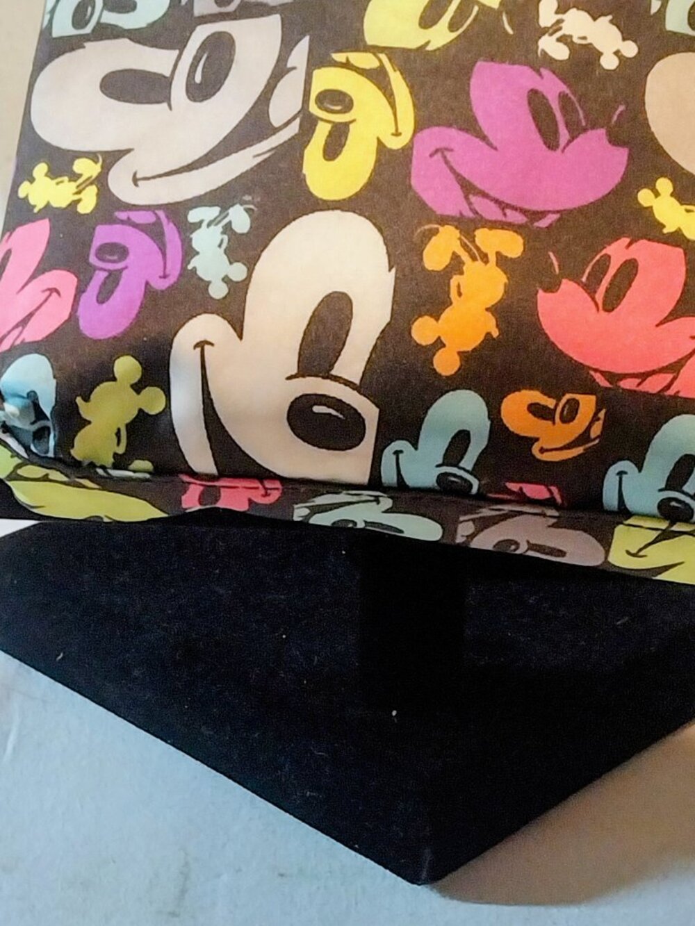 Authentic Disney Parks Pop Art Mickey Mouse Multi Color Cross Body Bag Purse 7X9 - Picture 2 of 9